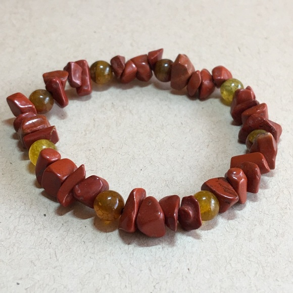 ❤️Stunning❤️ 6 3/4” Gemstone Stretch Bracelet - Picture 5 of 7